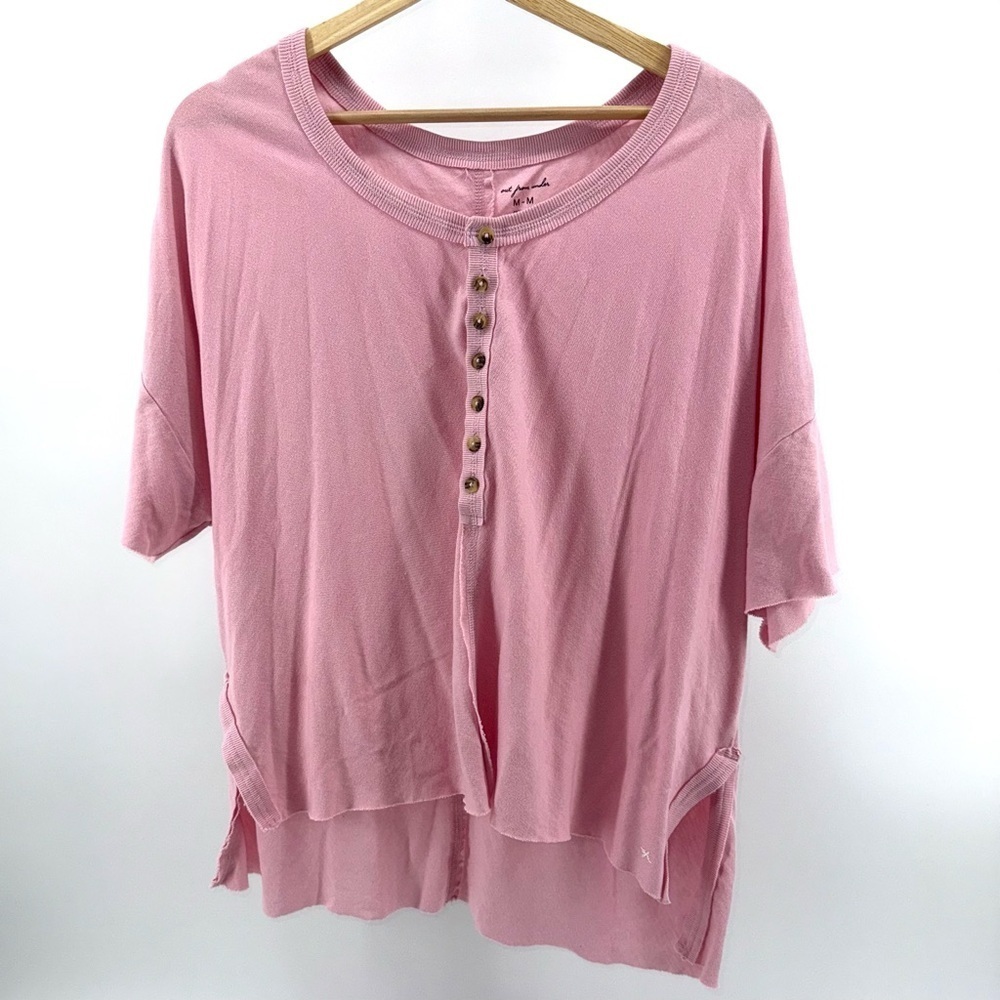 Out from Under Women’s Button Down Pink Shirt